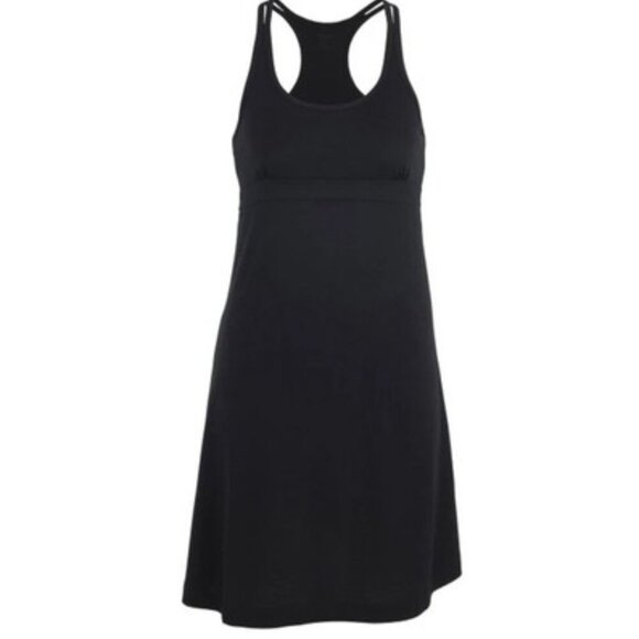 Icebreaker Muse Dress Womens 100% Wool Short Black Tank Size Small EUC - Picture 1 of 8